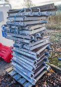 Pallet of aluminium scaffold platforms