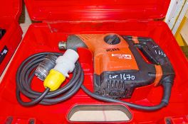 Hilti TE300 110v SDS rotary hammer drill c/w carry case NG241