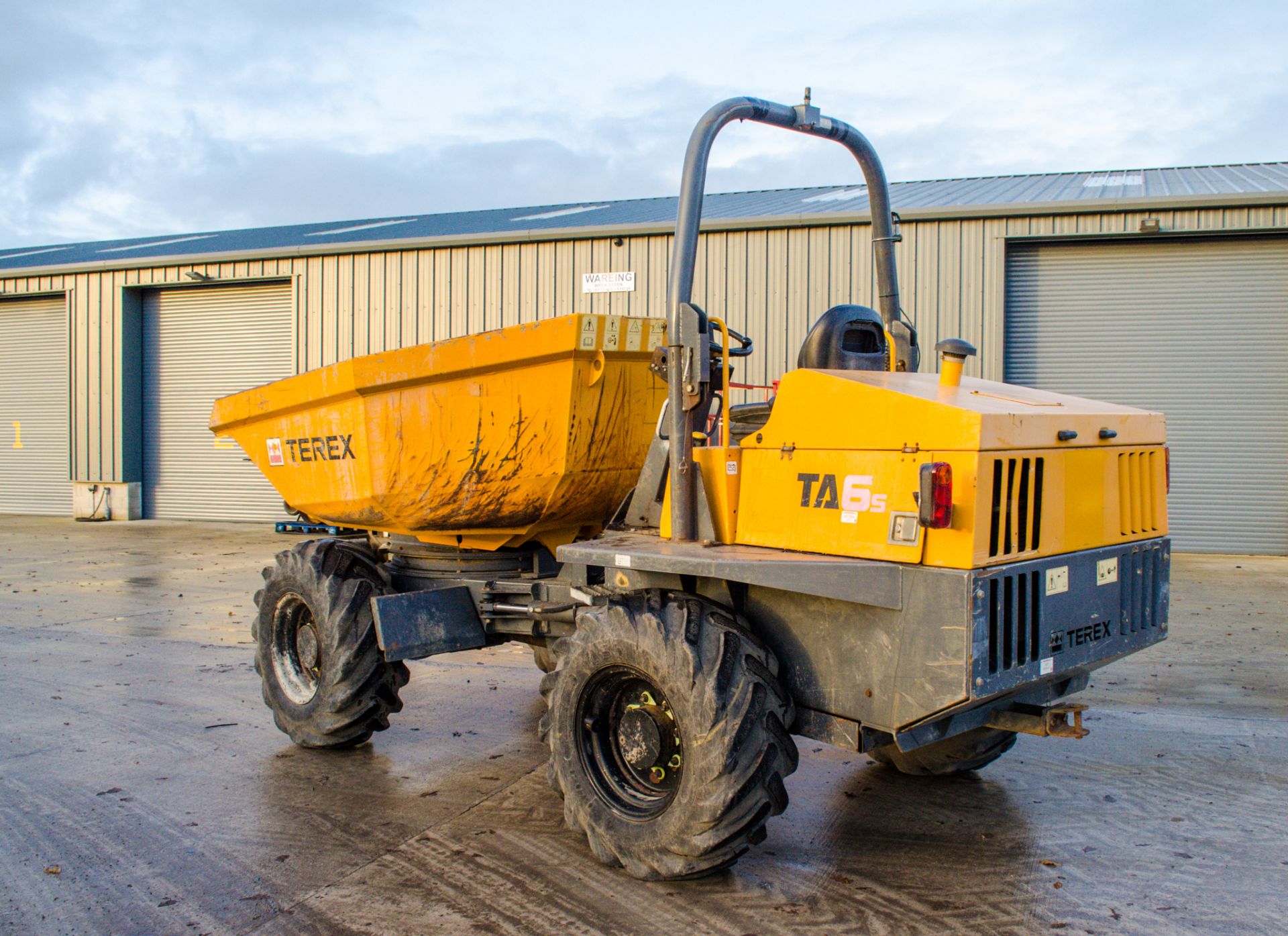 Terex TA6s 6 tonne swivel skip dumper  Year: 2014 S/N: PJ5719 Recorded Hours: 3652 A635129 - Image 3 of 23