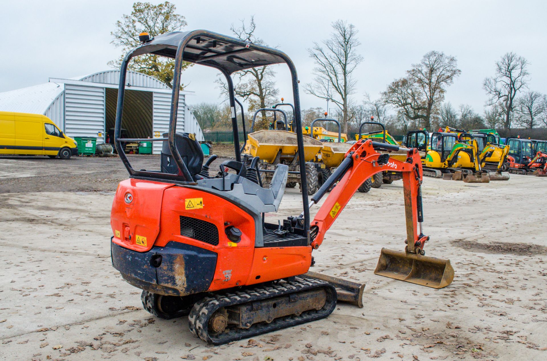 Kubota KX015-4 1.5 tonne rubber tracked mini excavator Year: 2014 S/N: 58110 Recorded Hours: 3079 - Image 3 of 20