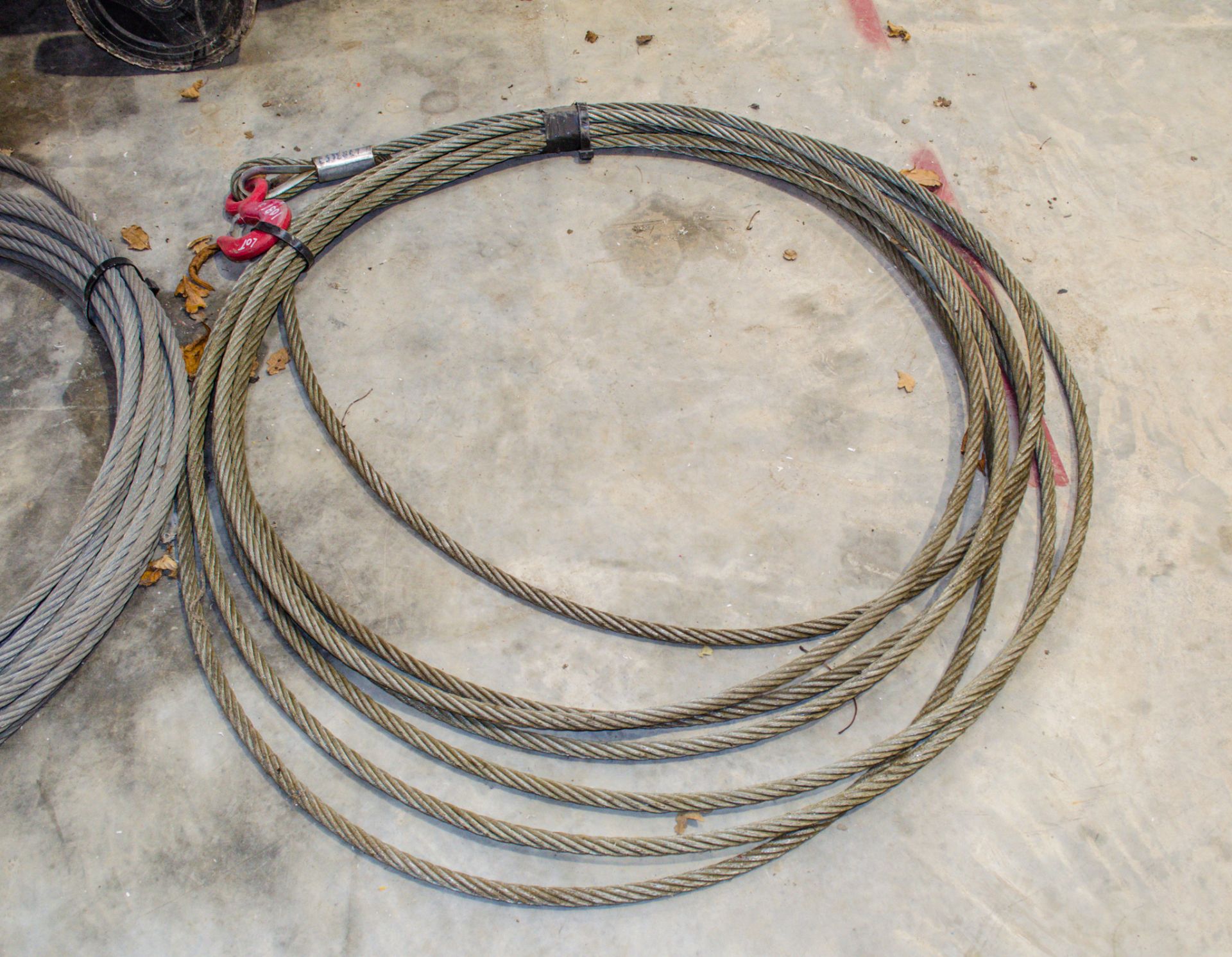 Steel wire rope c/w hook