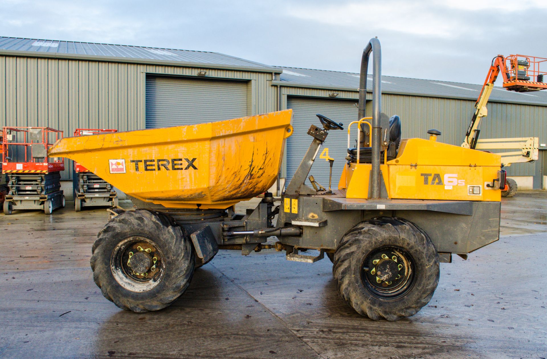 Terex TA6s 6 tonne swivel skip dumper  Year: 2014 S/N: PJ5719 Recorded Hours: 3652 A635129 - Image 8 of 23