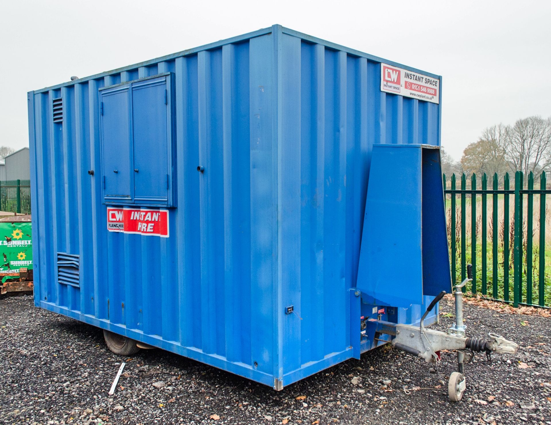 Boss Cabins 12 ft x 8 ft mobile welfare site unit Comprising of: Canteen area, toilet & generator - Image 2 of 11