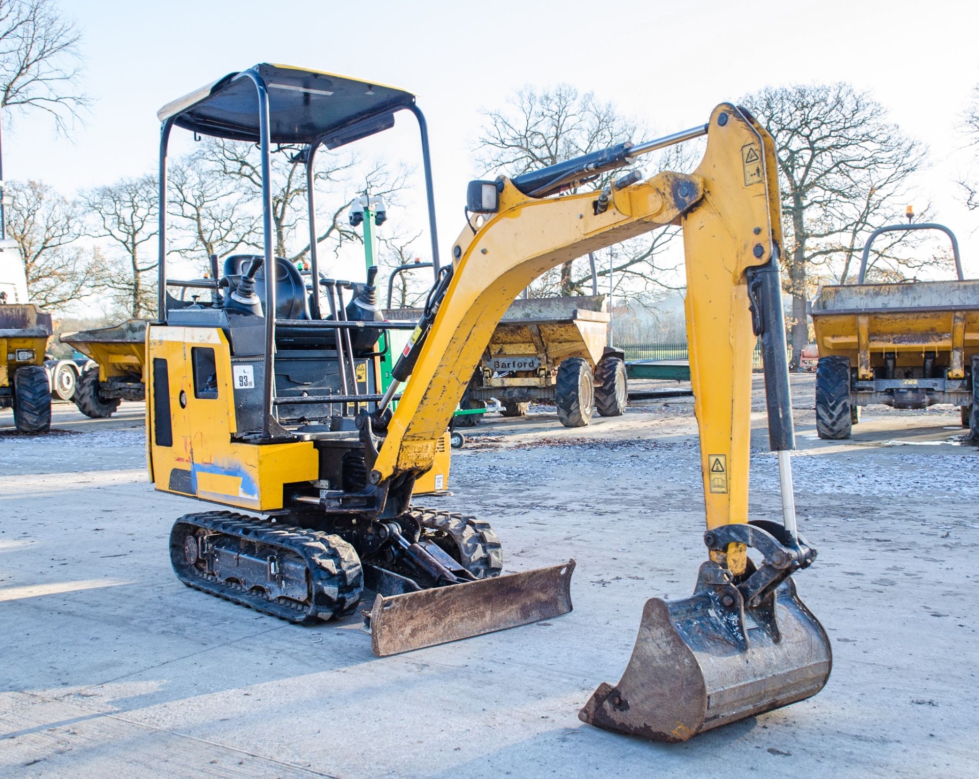 JCB 15C-2 1.5 tonne rubber tracked mini excavator Year: 2018 S/N: 2709988 Recorded hours: 954 Blade, - Image 2 of 21