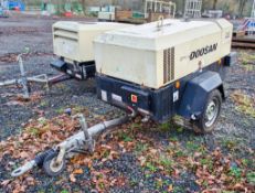 Doosan 741 fast tow diesel driven air compressor Year: 2017 S/N: 434678 Recorded hours: 622 A772368