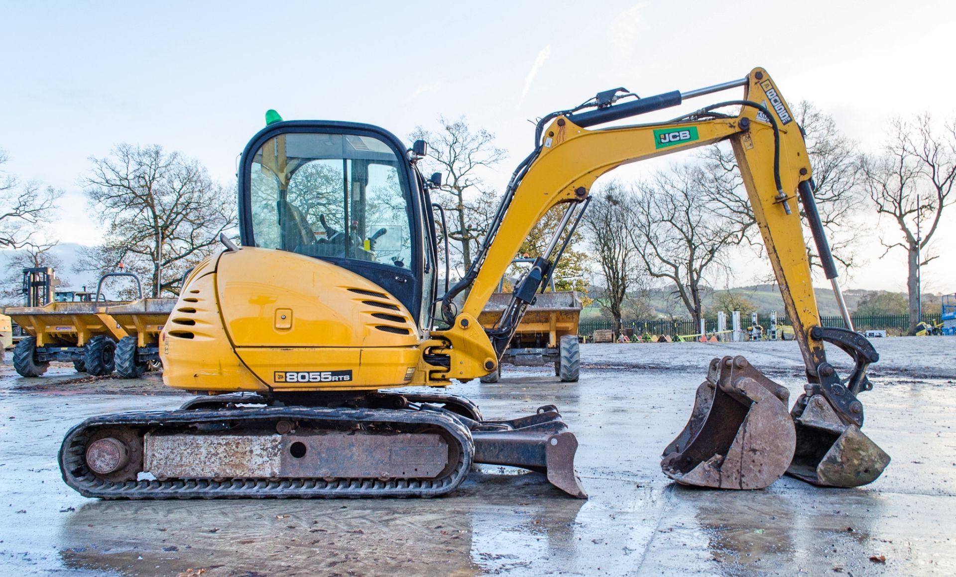 JCB 8055 RTS 5.5 tonne rubber tracked excavator Year: 2015 S/N: 2426207 Recorded Hours: 3404 - Image 8 of 23
