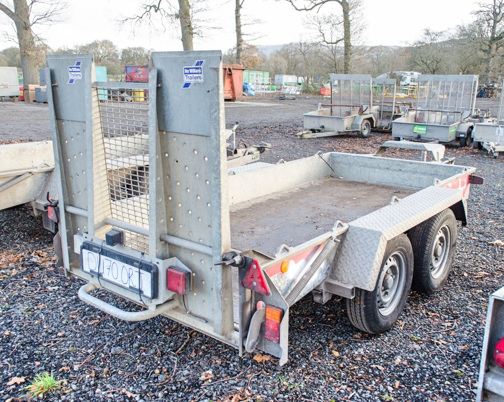 Ifor Williams GH94BT 9 ft x 4 ft tandem axle plant trailer PF00591 - Image 2 of 4