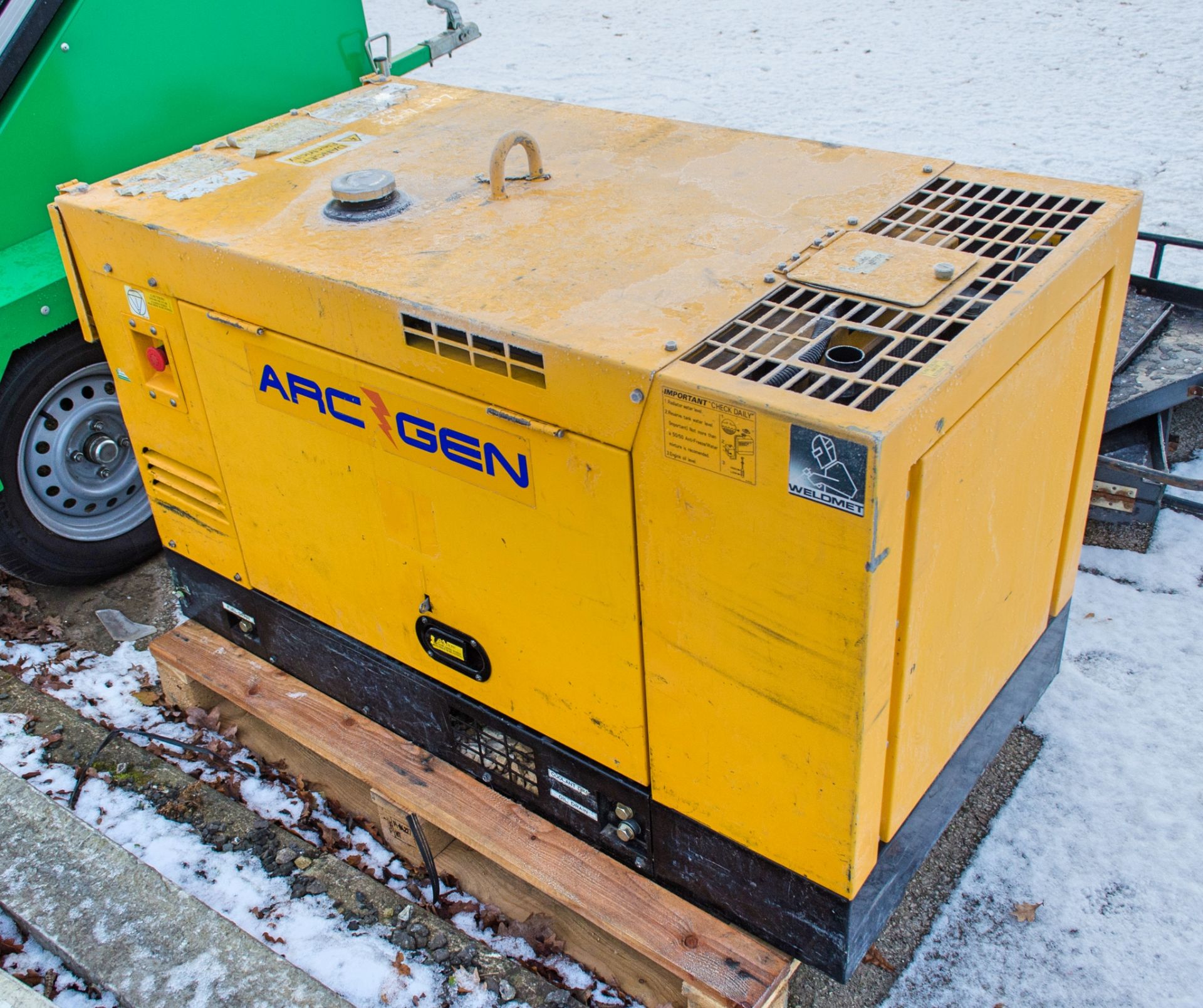 Arcgen Weldmaker 330 diesel driven welder/generator Recorded hours: 1696 WELD288 - Image 2 of 4