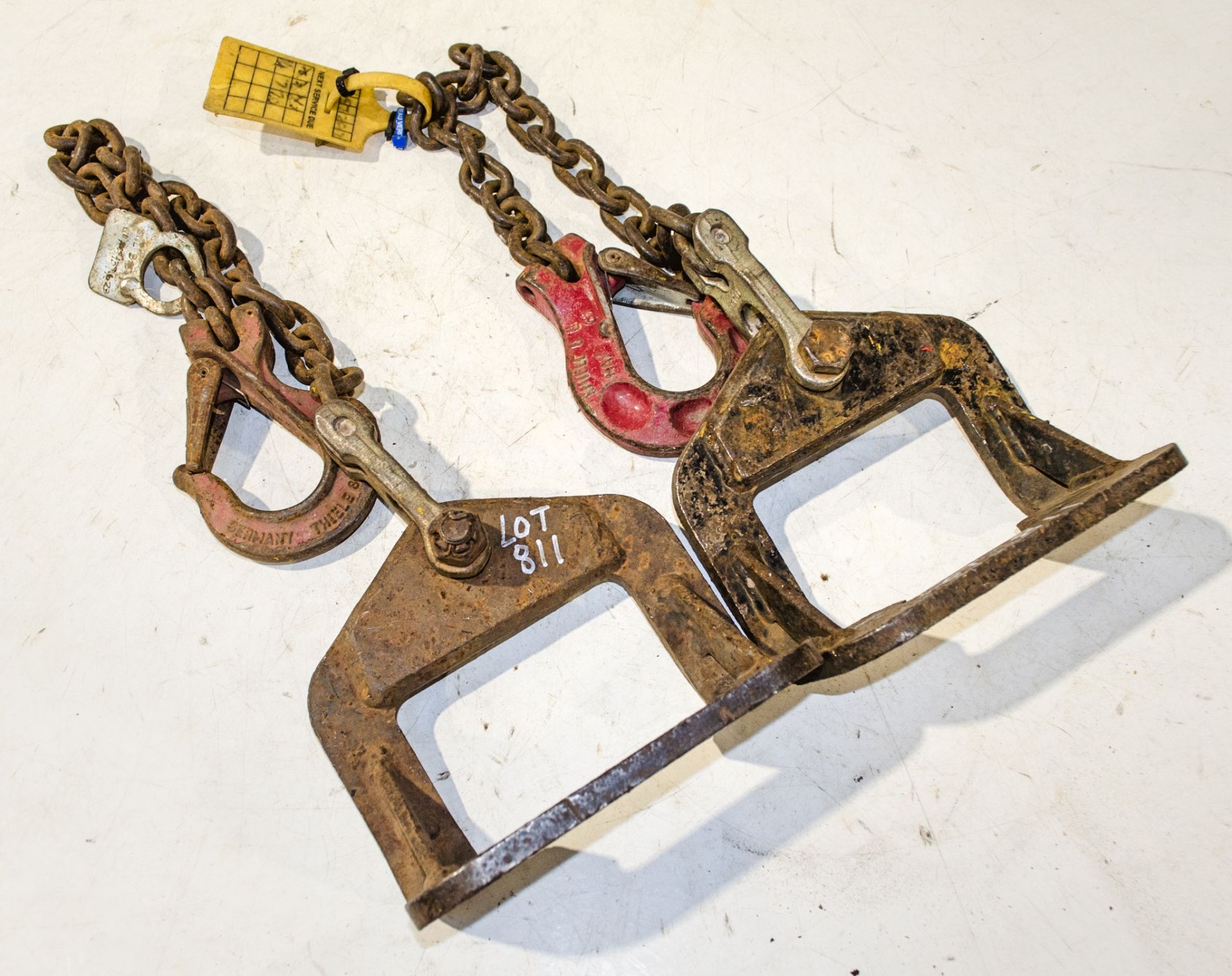 2 - rail arbil clip lifting chains A5139623, A657292