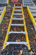 8 tread glass fibre framed step ladder 1901-LYT2089