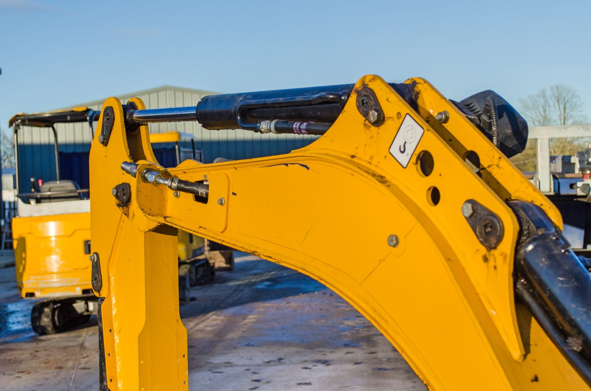 JCB 15C-2 1.5 tonne rubber tracked mini excavator Year: 2019 S/N: 2710019 Recorded hours: 927 Blade, - Image 14 of 21