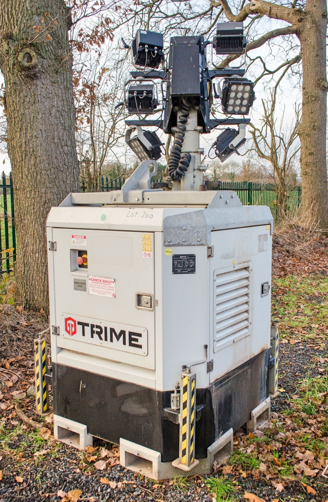 Trime X-Hybrid diesel/hybrid static tower light Year: 2018 S/N: 550180093 Recorded hours: A980559