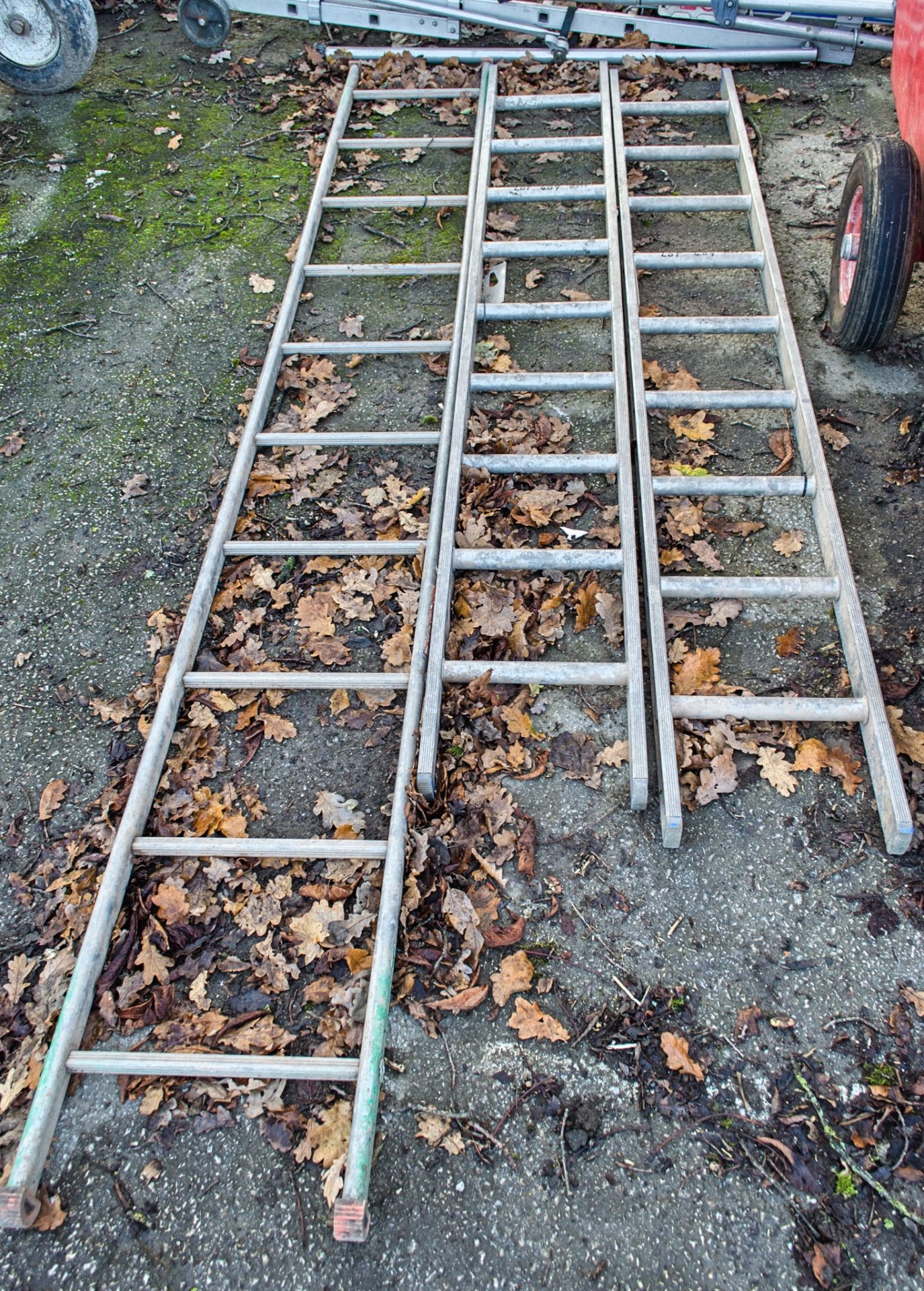 3 - aluminium ladders