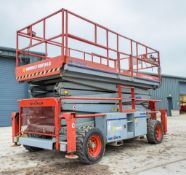 Skyjack SJ9250 diesel driven 4x4 rough terrain scissor lift access platform Year: 2013 S/N: 50000742