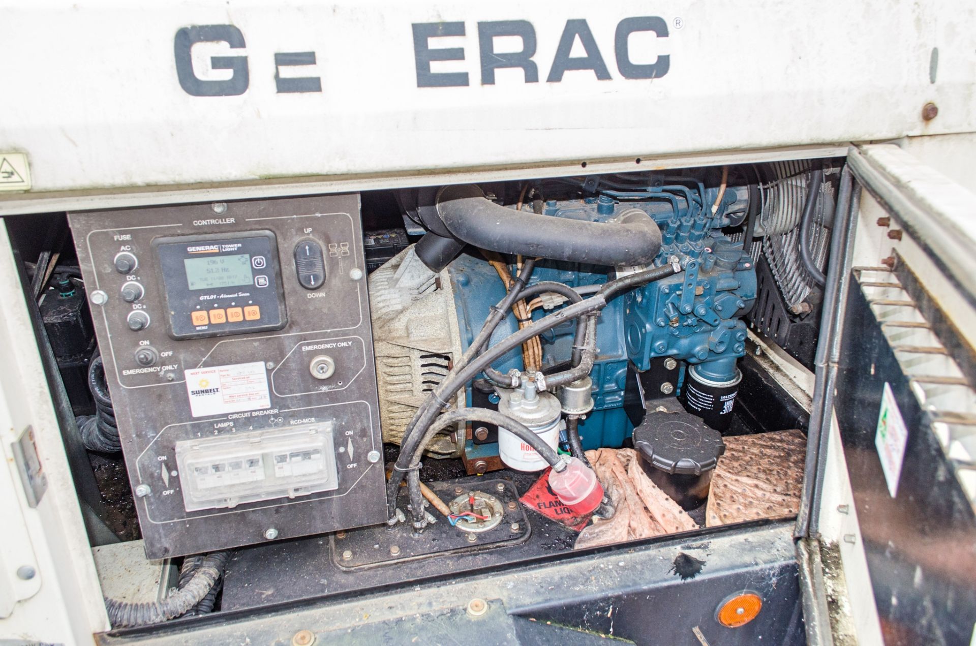 Generac VT-1 fast tow diesel driven tower light Year: 2016 S/N 1604285 Recorded hours: 1751 A753983 - Image 7 of 9