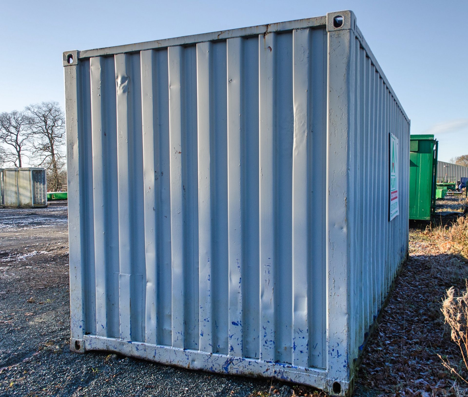 20 ft x 8 ft steel shipping container BV0910 - Image 3 of 5