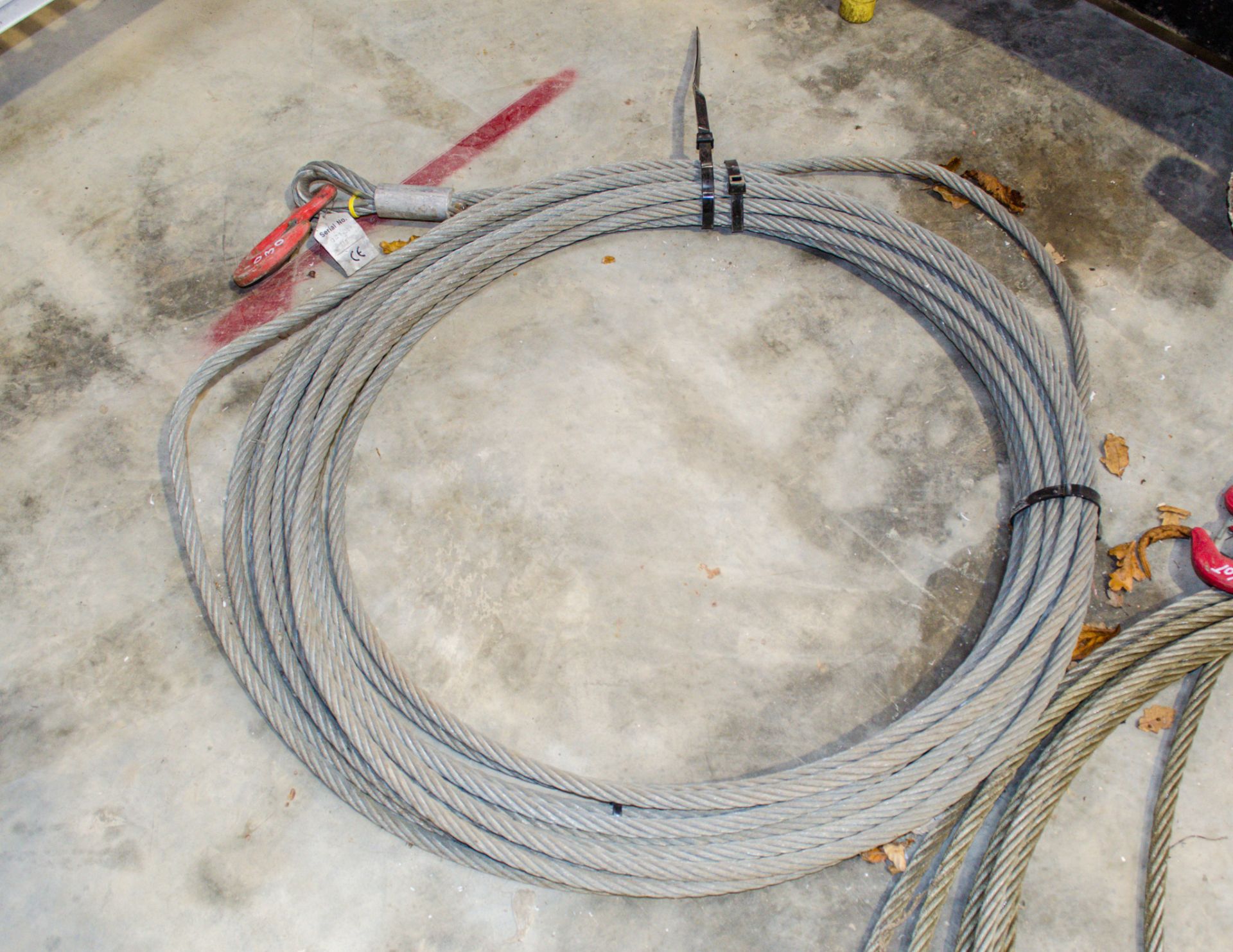 Steel wire rope c/w hook