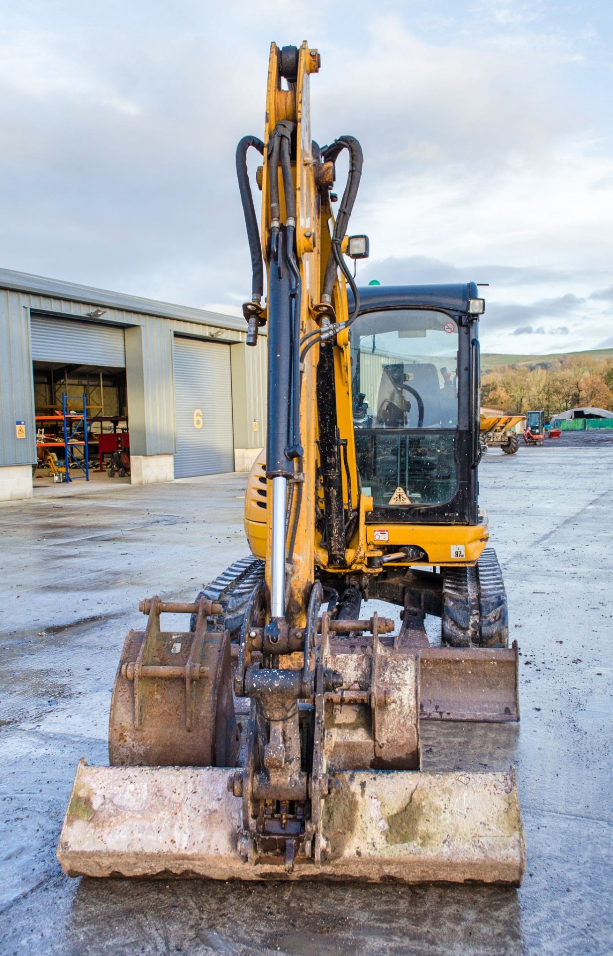 JCB 8055 RTS 5.5 tonne rubber tracked excavator Year: 2015 S/N: 2426207 Recorded Hours: 3404 - Image 5 of 23