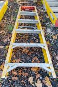 6 tread glass fibre framed step ladder 1704-LYT0598