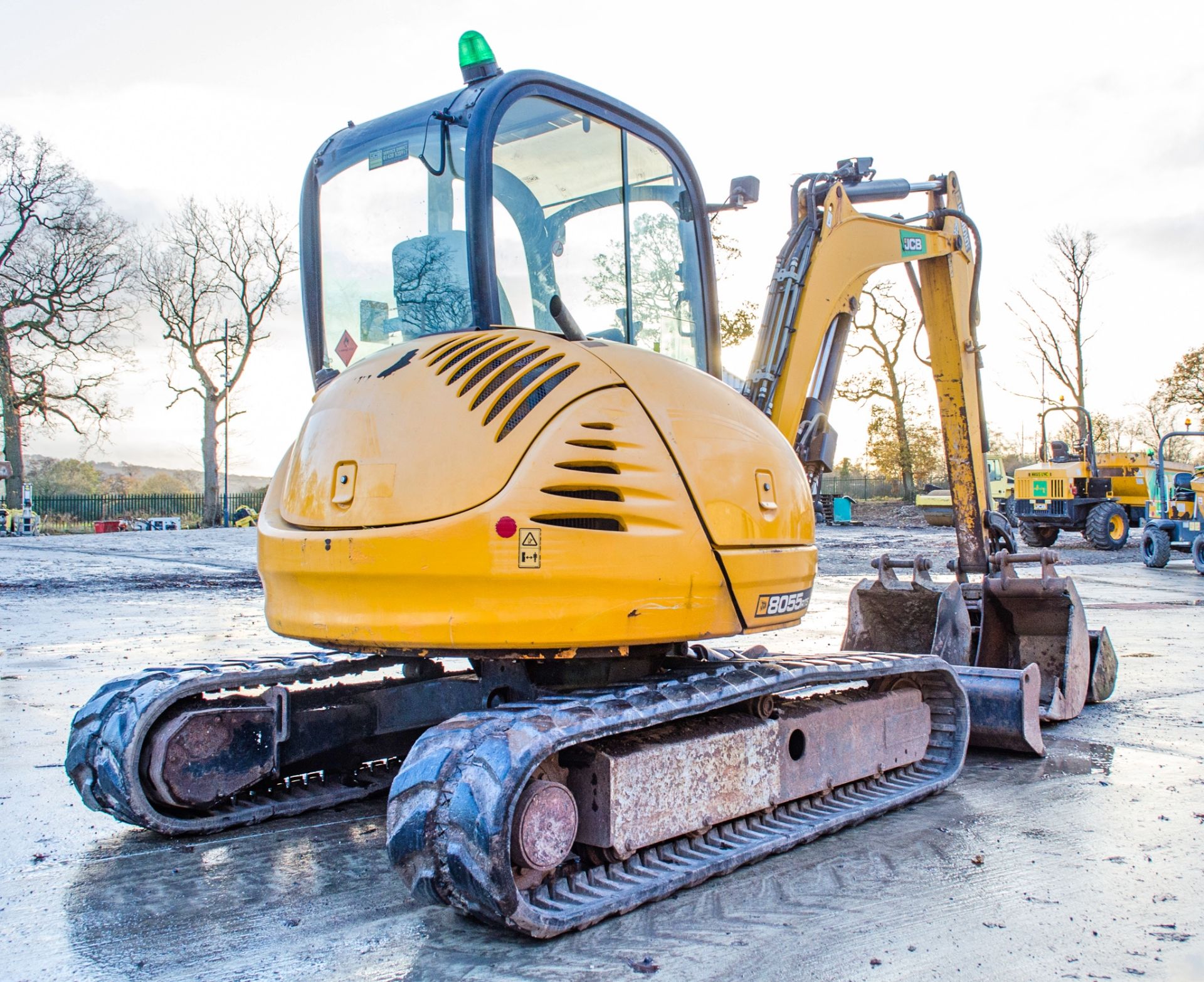 JCB 8055 RTS 5.5 tonne rubber tracked excavator Year: 2015 S/N: 2426207 Recorded Hours: 3404 - Image 3 of 23