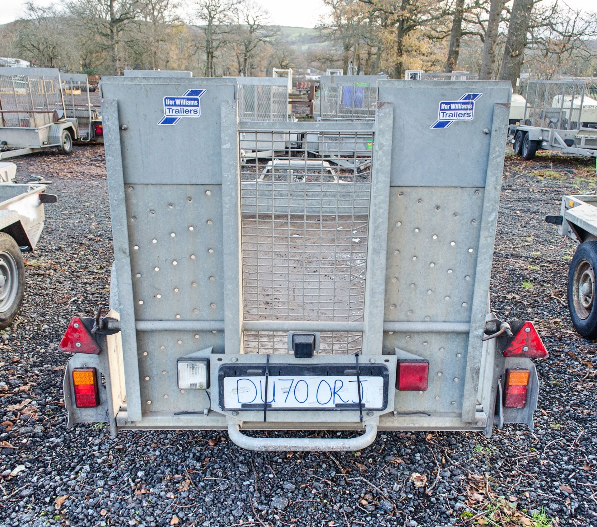 Ifor Williams GH94BT 9 ft x 4 ft tandem axle plant trailer PF00591 - Image 4 of 4