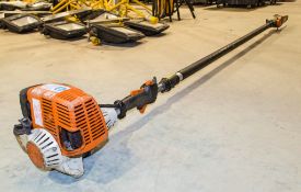 Stihl petrol driven long reach chain saw