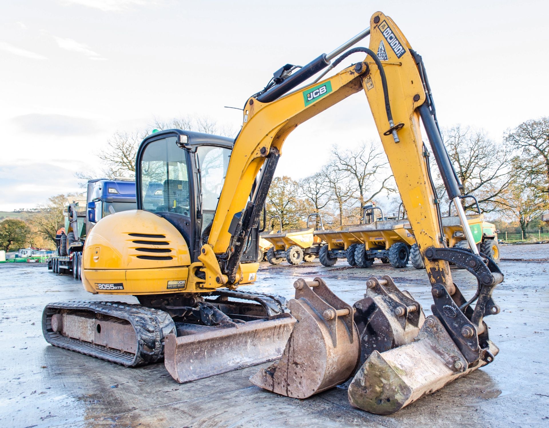 JCB 8055 RTS 5.5 tonne rubber tracked excavator Year: 2015 S/N: 2426207 Recorded Hours: 3404 - Image 2 of 23