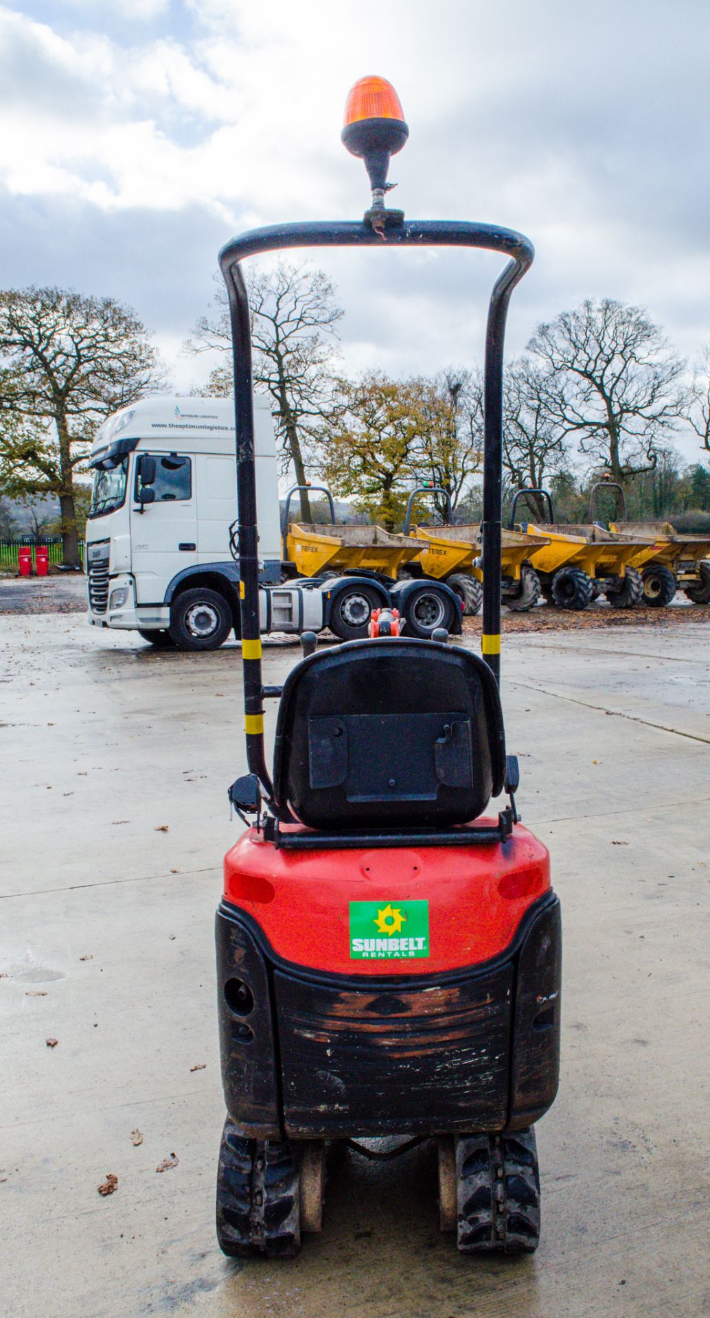 Kubota K008-3 0.8 tonne rubber tracked micro excavator Year: 2015 S/N: 26190 Recorded Hours: 1286 - Image 6 of 21