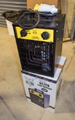 Elite EHFH110 110v fan heater ** Unused ** EXP2547