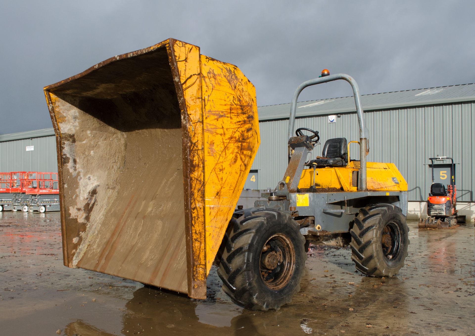 Terex TA6 6 tonne straight skip dumper Year: 2010 S/N: TS2934 Recorded hours: Not displayed ** Clock - Image 13 of 20
