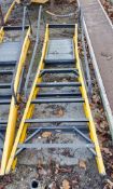 Youngman Megastep 6 tread glass fibre framed step ladder