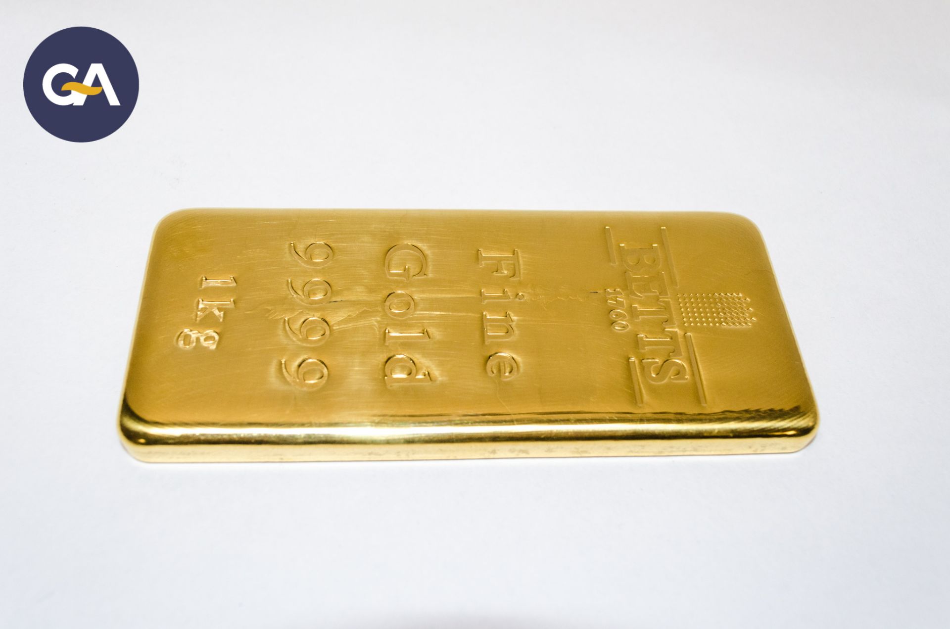 Betts 1760 1 kg 24 carat 9999 stamped 99.99% fine gold bullion bar ** Each lot of gold bullion bar