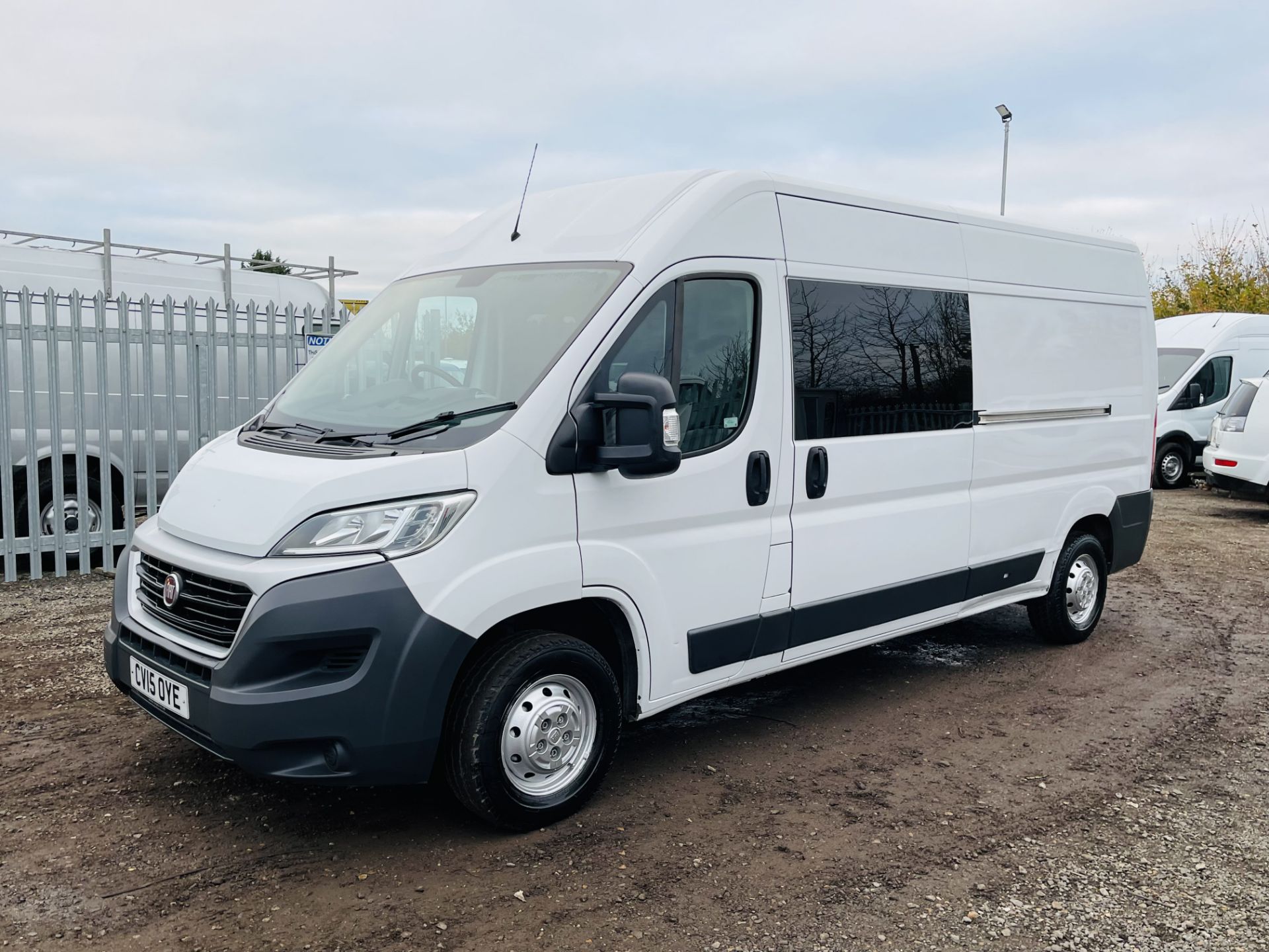 Fiat Ducato 2.3 MultiJet 35 L3 H2 2015 '15 Reg' Crew Van - 6 Seats - No Vat Save 20% - Image 5 of 23