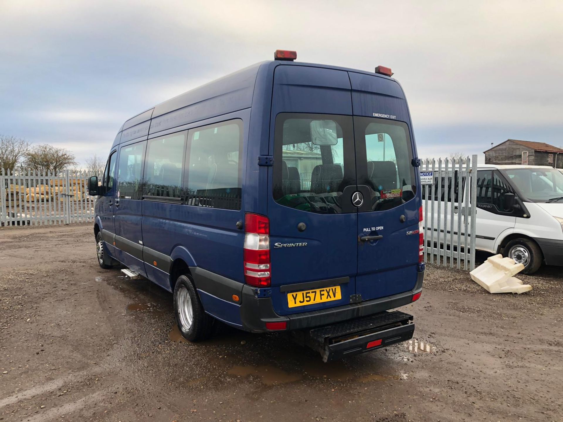 Mercedes Minibus 2.1 515 CDI LWB HCV L3 H3 2007 '57 Reg' - Panel Van - Blue - Twin Axle - Image 10 of 26