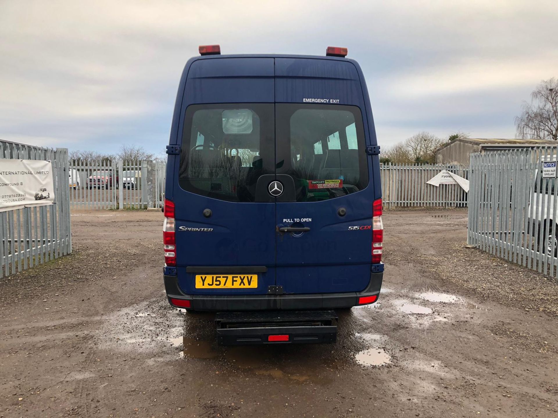 Mercedes Minibus 2.1 515 CDI LWB HCV L3 H3 2007 '57 Reg' - Panel Van - Blue - Twin Axle - Image 12 of 26