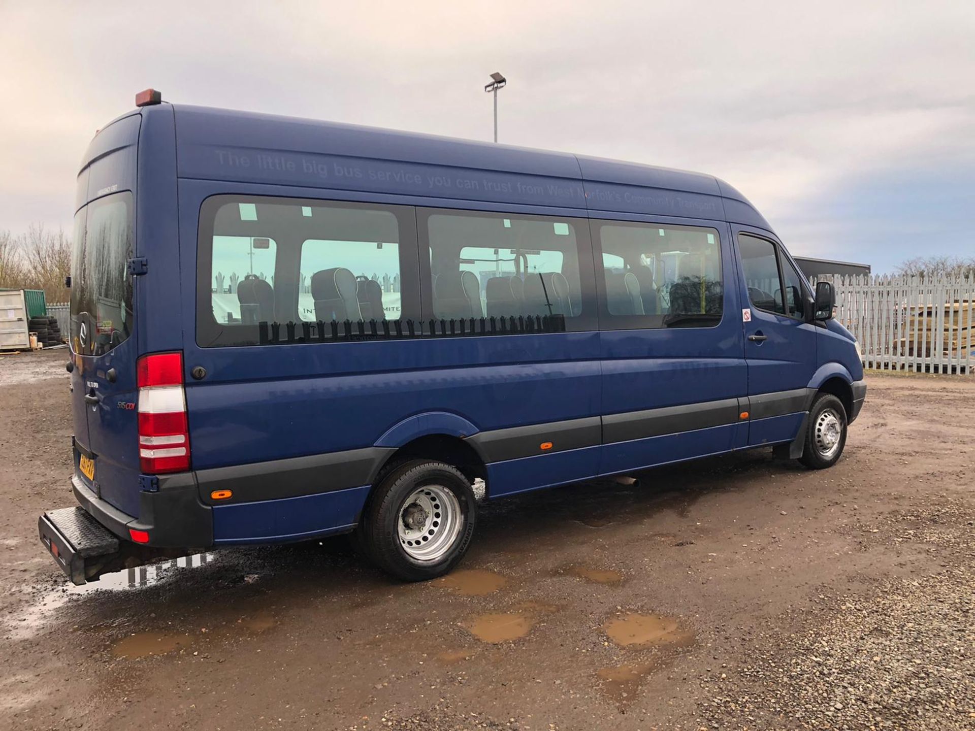 Mercedes Minibus 2.1 515 CDI LWB HCV L3 H3 2007 '57 Reg' - Panel Van - Blue - Twin Axle - Image 17 of 26