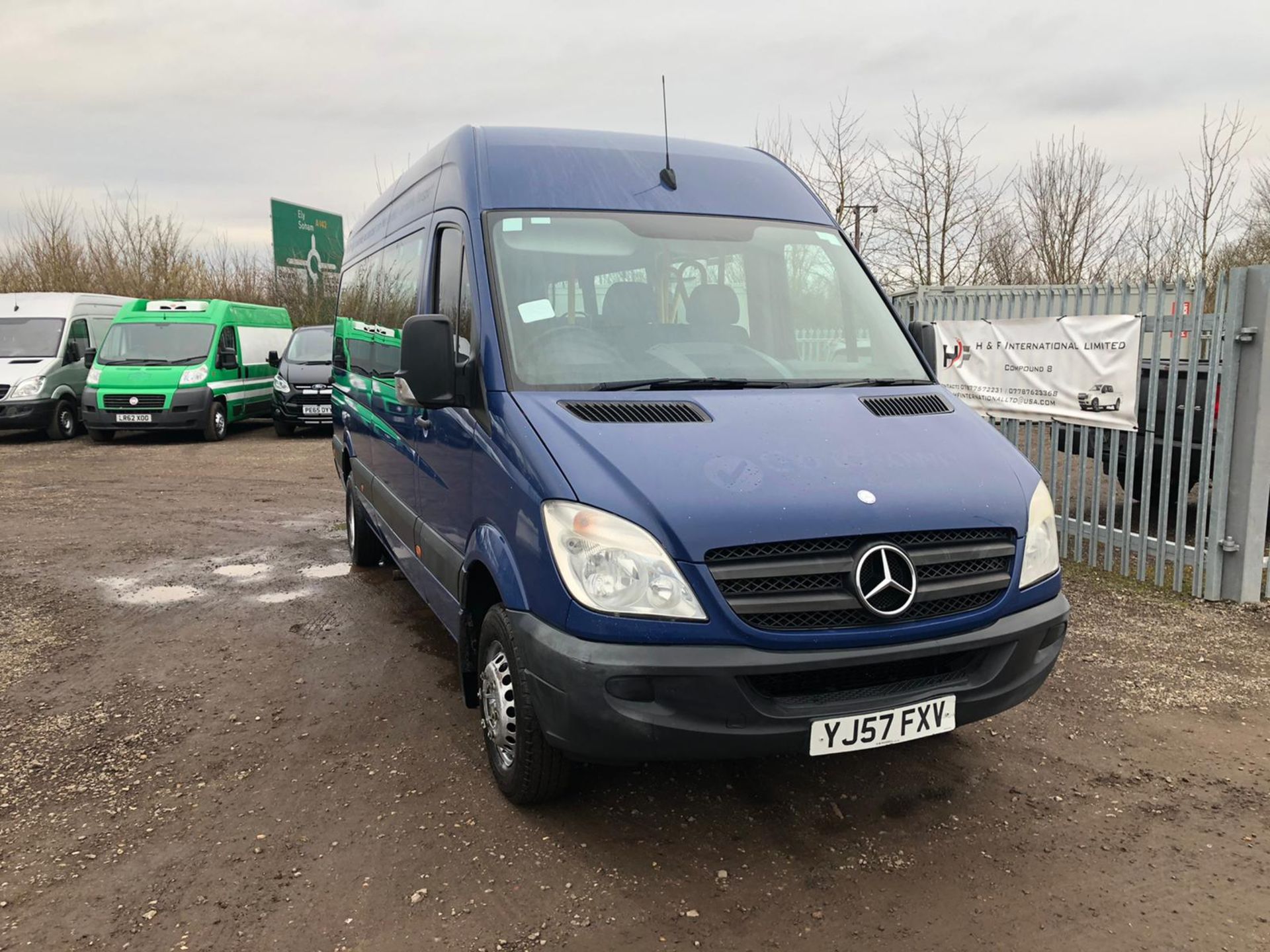 Mercedes Minibus 2.1 515 CDI LWB HCV L3 H3 2007 '57 Reg' - Panel Van - Blue - Twin Axle - Image 3 of 26