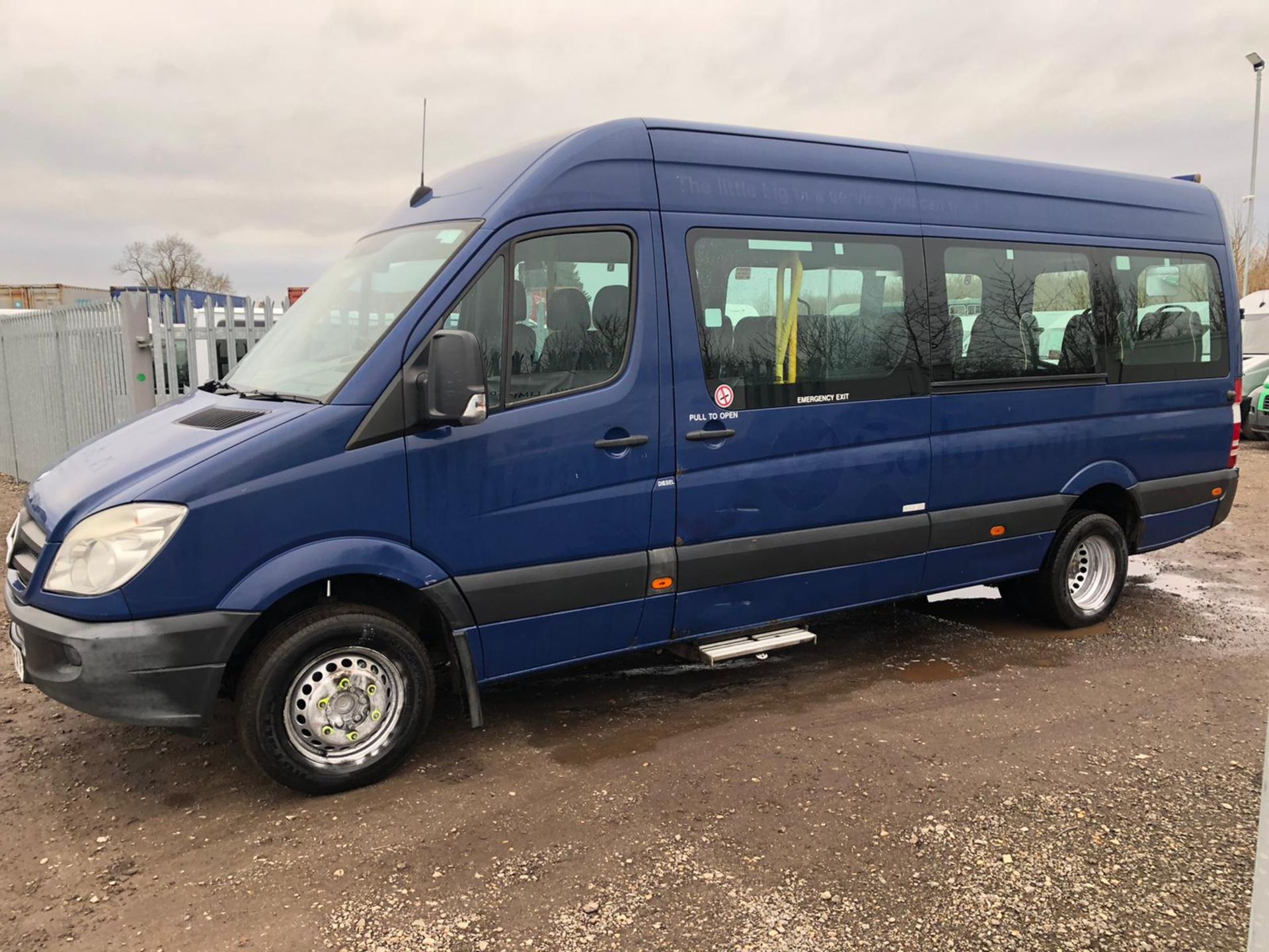 Mercedes Minibus 2.1 515 CDI LWB HCV L3 H3 2007 '57 Reg' - Panel Van - Blue - Twin Axle - Image 6 of 26