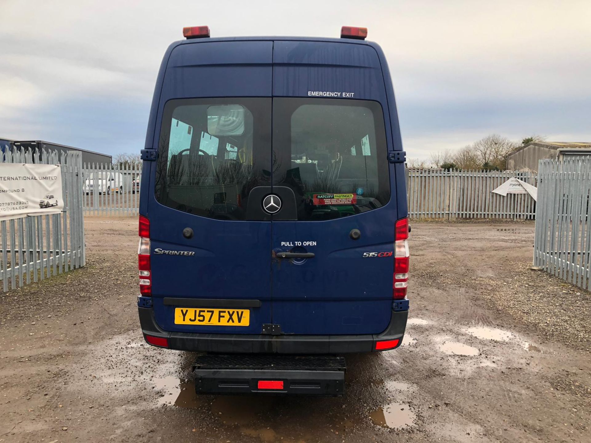 Mercedes Minibus 2.1 515 CDI LWB HCV L3 H3 2007 '57 Reg' - Panel Van - Blue - Twin Axle - Image 11 of 26