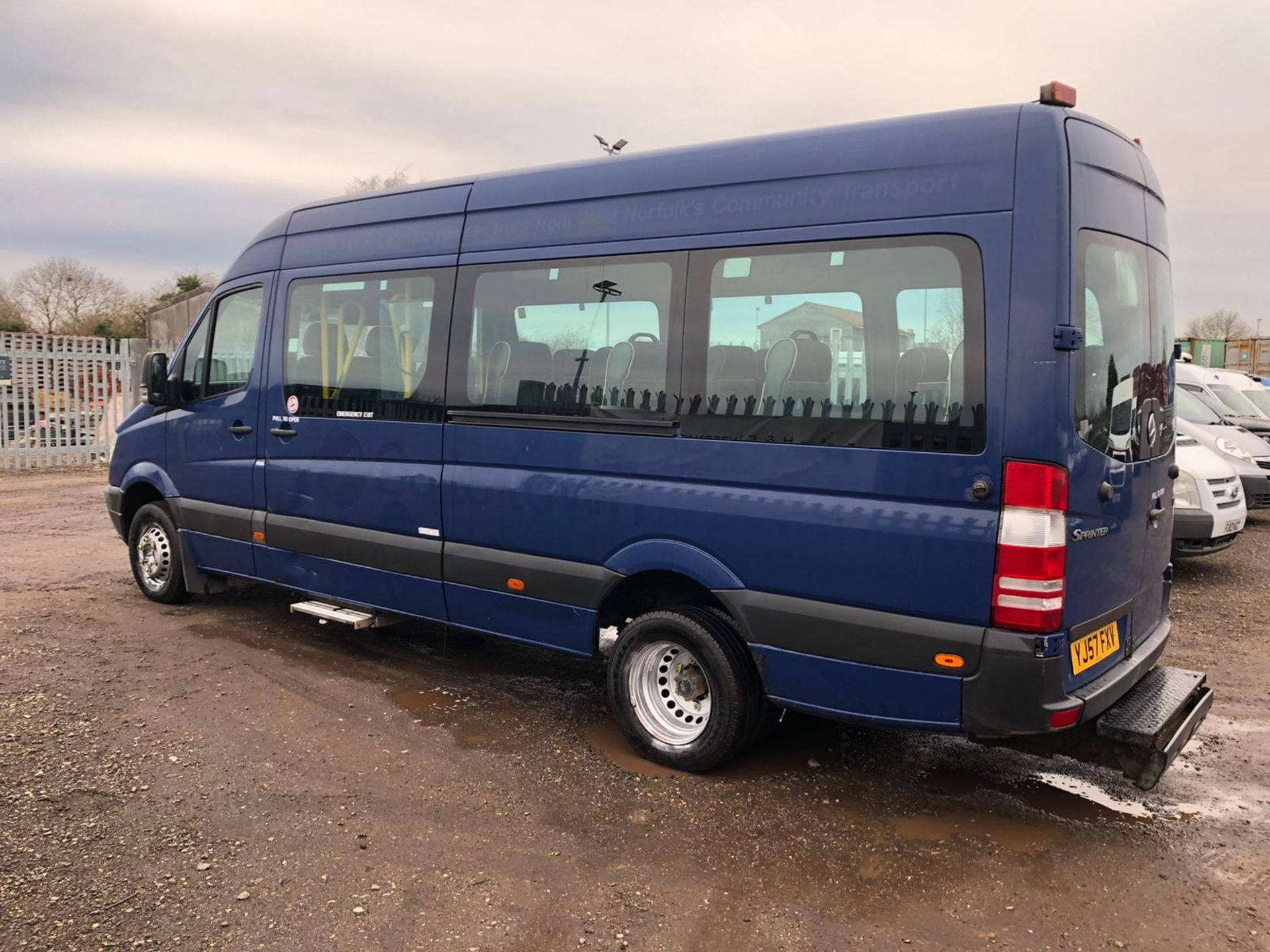 Mercedes Minibus 2.1 515 CDI LWB HCV L3 H3 2007 '57 Reg' - Panel Van - Blue - Twin Axle - Image 8 of 26