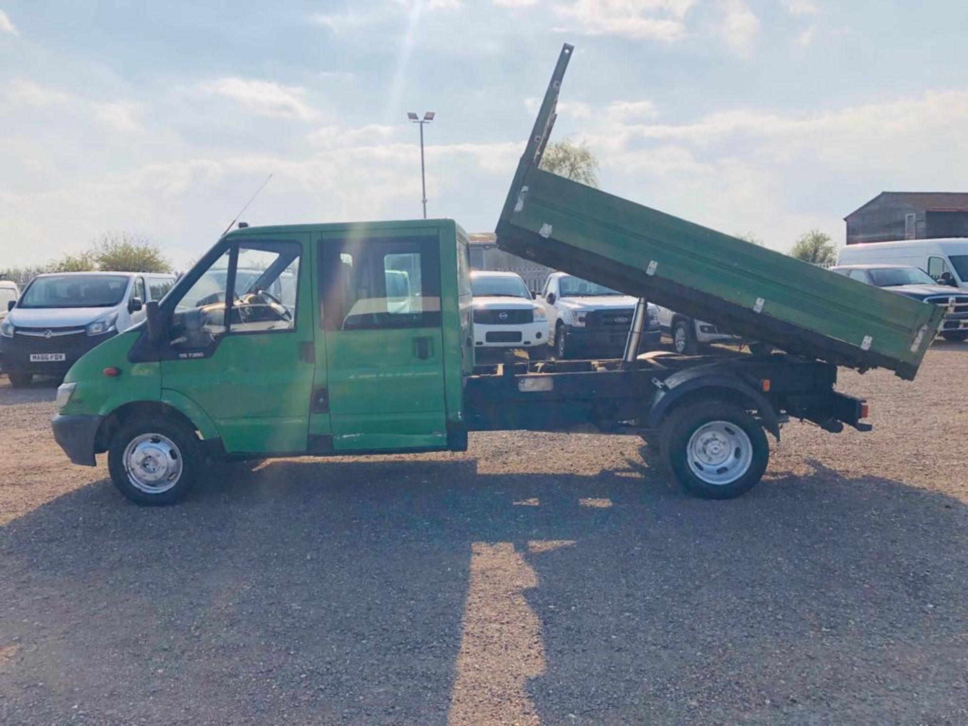 Ford Transit 2.4 TDI 350 LWB CrewCab Tipper 2006 '06 reg' No Vat Save 20% - Twin Rear Axle - Image 2 of 26