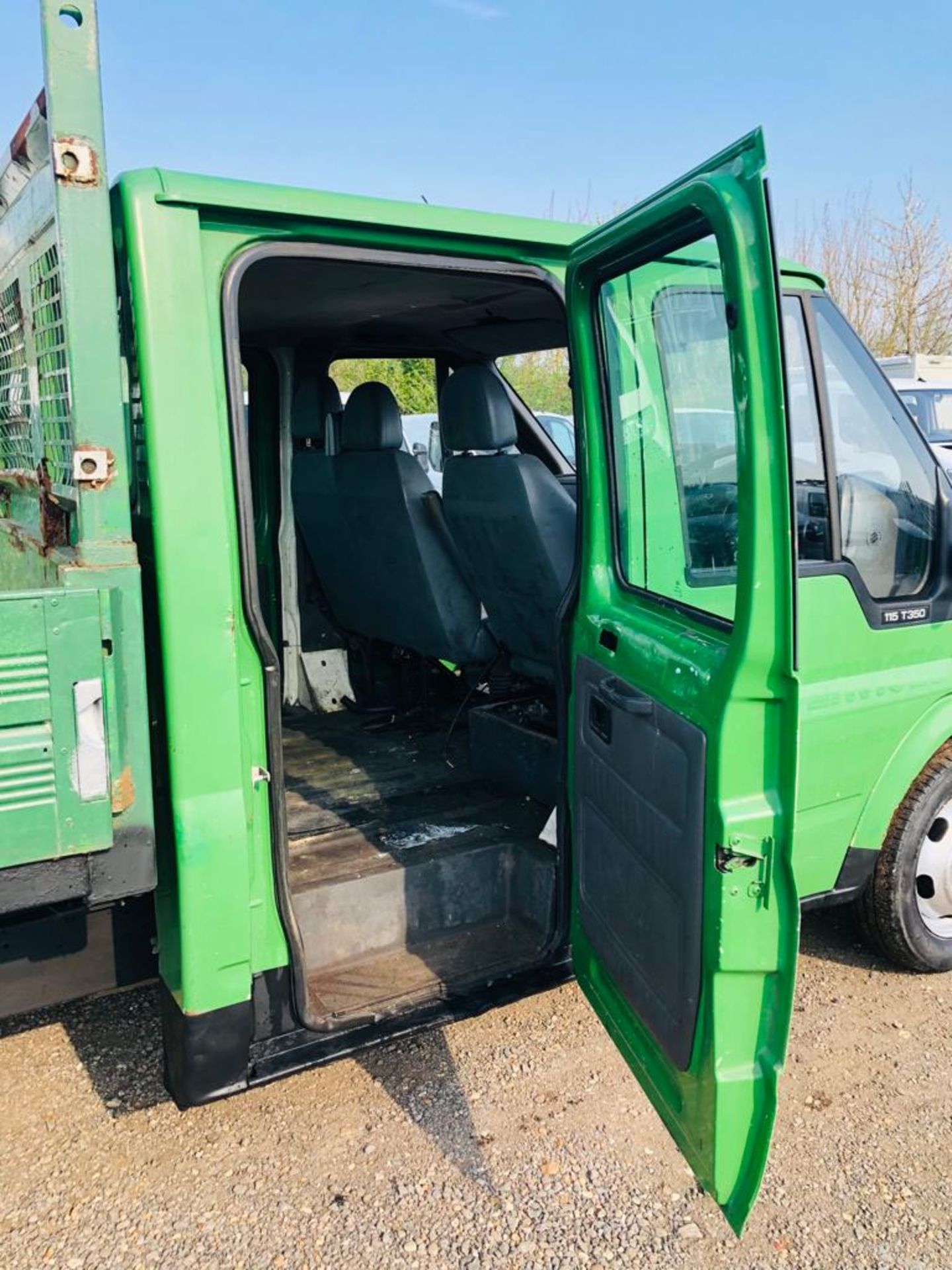 Ford Transit 2.4 TDI 350 LWB CrewCab Tipper 2006 '06 reg' No Vat Save 20% - Twin Rear Axle - Image 13 of 26