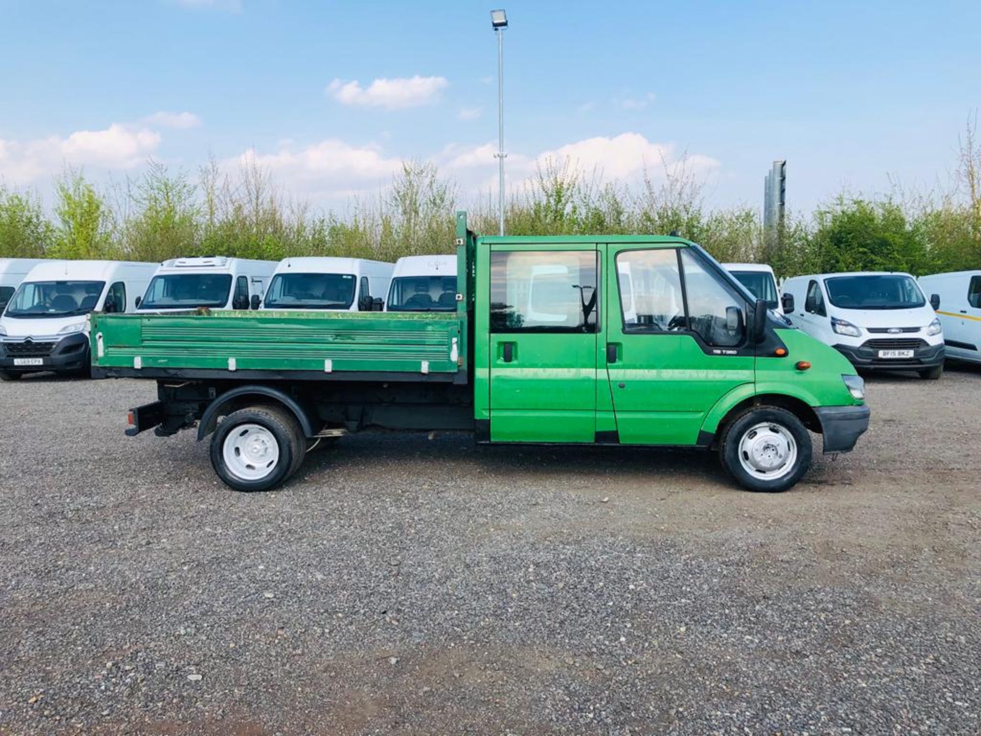 Ford Transit 2.4 TDI 350 LWB CrewCab Tipper 2006 '06 reg' No Vat Save 20% - Twin Rear Axle - Image 6 of 26