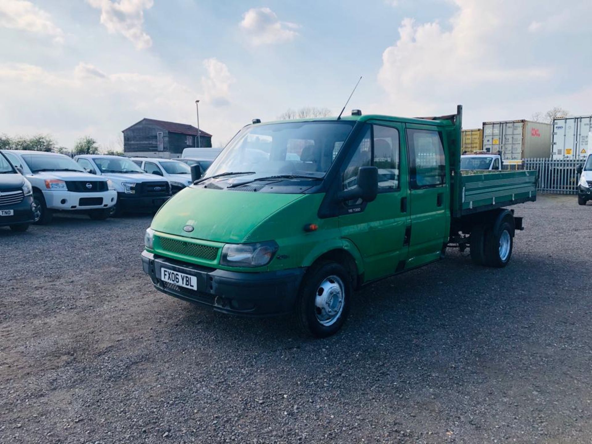 Ford Transit 2.4 TDI 350 LWB CrewCab Tipper 2006 '06 reg' No Vat Save 20% - Twin Rear Axle - Image 9 of 26