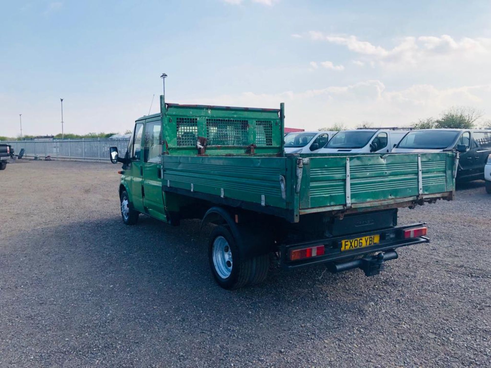 Ford Transit 2.4 TDI 350 LWB CrewCab Tipper 2006 '06 reg' No Vat Save 20% - Twin Rear Axle - Image 10 of 26