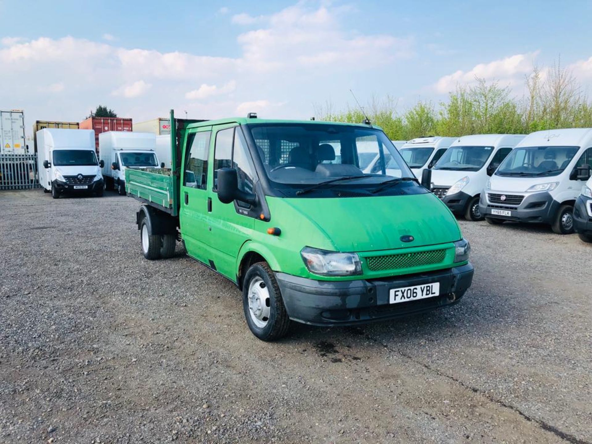 ** ON SALE **Ford Transit 2.4 TDI 350 LWB CrewCab Tipper 2006 '06 reg' No Vat Save 20% - Twin Axle - Image 12 of 27