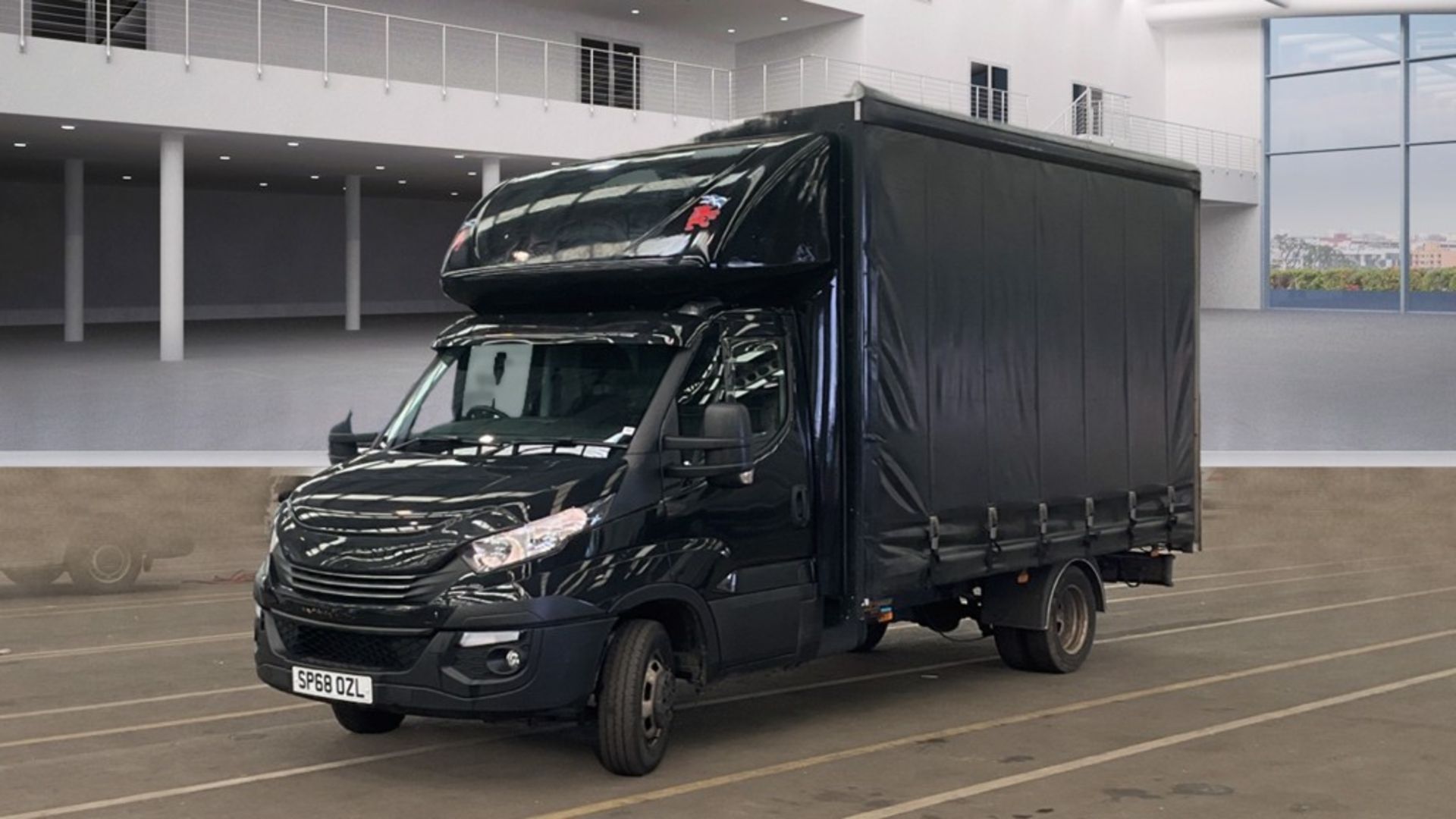 Iveco Daily 35C16 2.3 HPI L3 2018 '68 Reg' Luton Curtainsider ** Automatic ** - ULEZ Compliant - Image 2 of 7