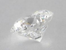 One Certified Brilliant Cut Diamond 2.00 CT ( Natural ) D Colour VS2 - No Vat