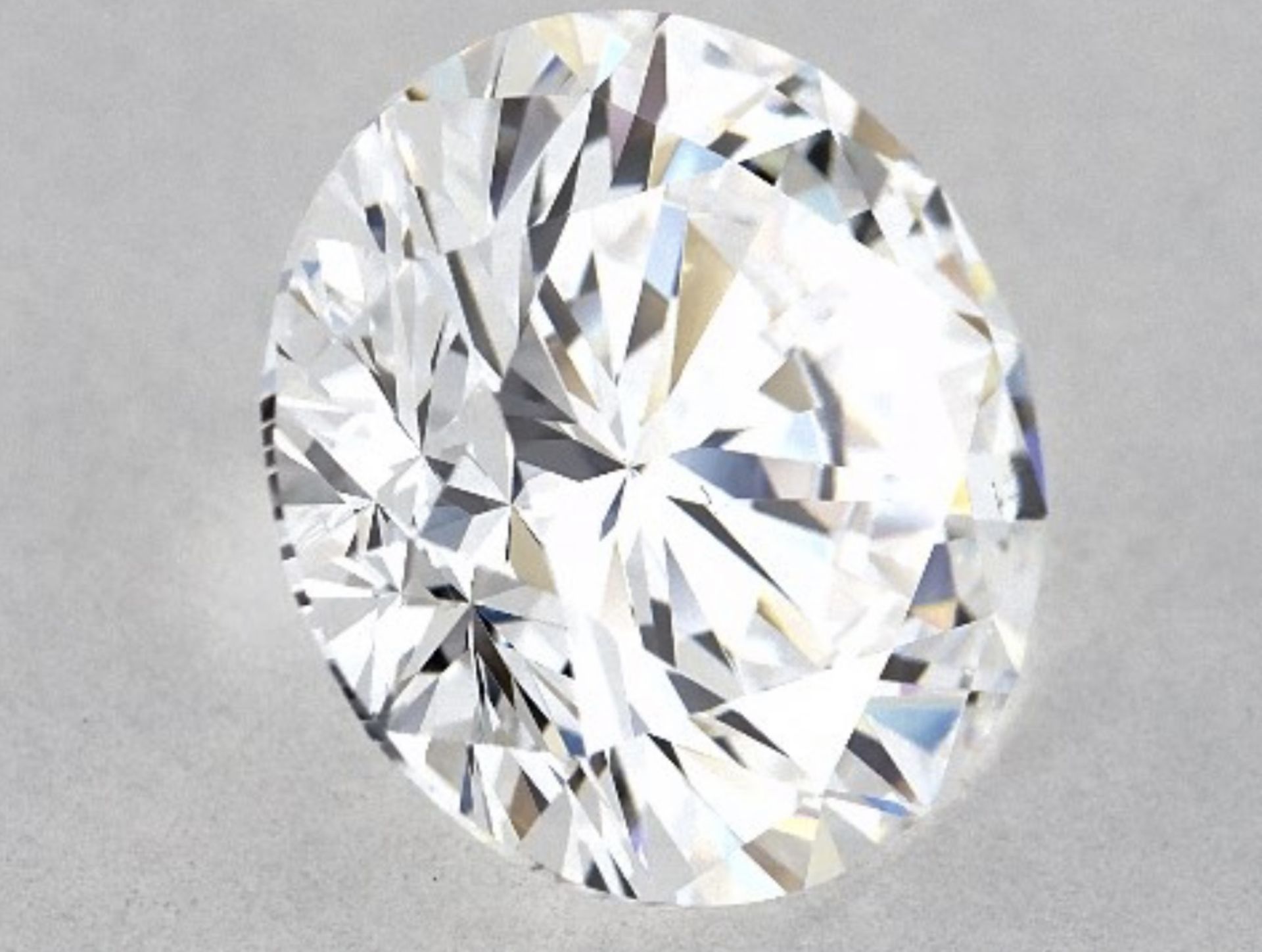 One Certified Brilliant Cut Diamond 2.03 CT ( Natural ) D Colour VS2 - No Vat - Image 10 of 15