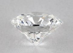 One Certified Brilliant Cut Diamond 2.01 CT ( Natural ) D Colour VS1 - No Vat